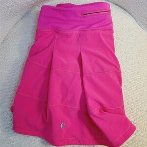 LULU PINK PACE RIVAL MID RISE SKIRT *long